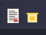 Pixel-art scene: policy or legal designation issued