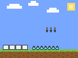 Pixel-art scene of the seized items: 3.5 kg cocaine , 3.5 kg fentanyl , 26 firearms
