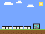 Pixel-art scene of the seized items: 7.6 kg cocaine , 0.45 kg meth