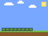 Pixel-art scene of the seized items: 2.1 t cannabis