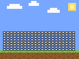 Pixel-art scene of the seized items: 168 packages cocaine