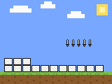 Pixel-art scene of the seized items: 30 lbs cocaine, 54 firearms