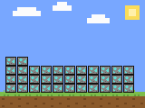 Pixel-art scene of the seized items: 350 kg methamphetamine