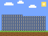 Pixel-art scene of the seized items: 749 packages