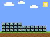 Pixel-art scene of the seized items: 27.1 kg meth